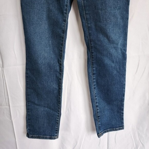 Everlane High Rise Slim Straight Cigarette Jeans Size 23 Regular Dark Wash - Picture 3 of 8